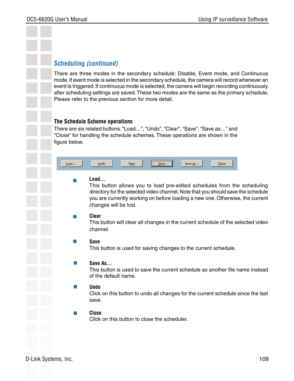 D-Link DCS-6620G User Manual | Page 109 / 145