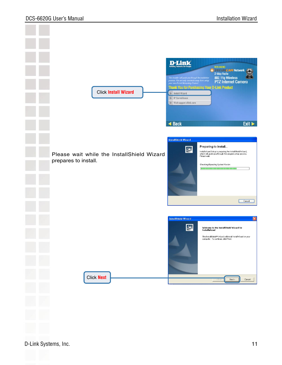 D-Link DCS-6620G User Manual | Page 11 / 145