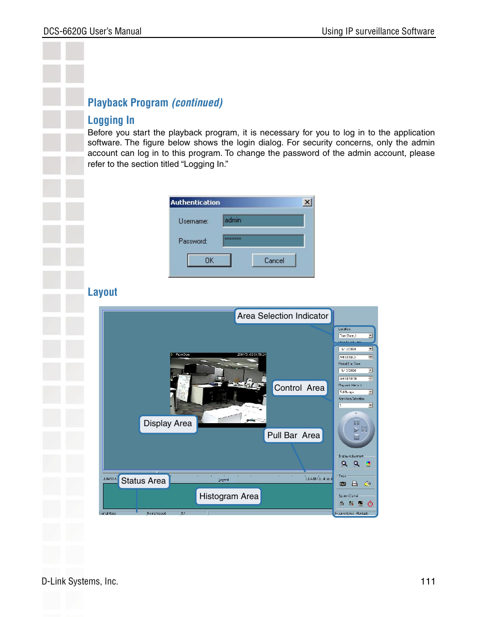 D-Link DCS-6620G User Manual | Page 111 / 145