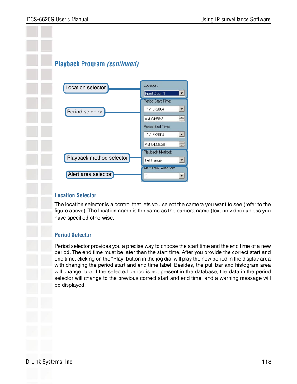 D-Link DCS-6620G User Manual | Page 118 / 145