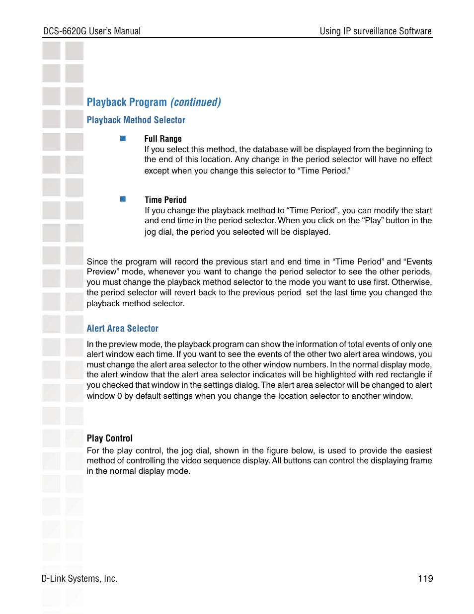 D-Link DCS-6620G User Manual | Page 119 / 145