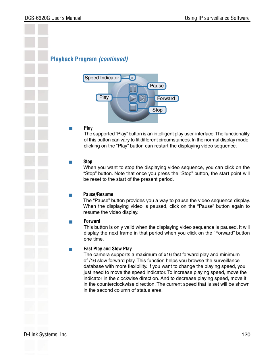 D-Link DCS-6620G User Manual | Page 120 / 145