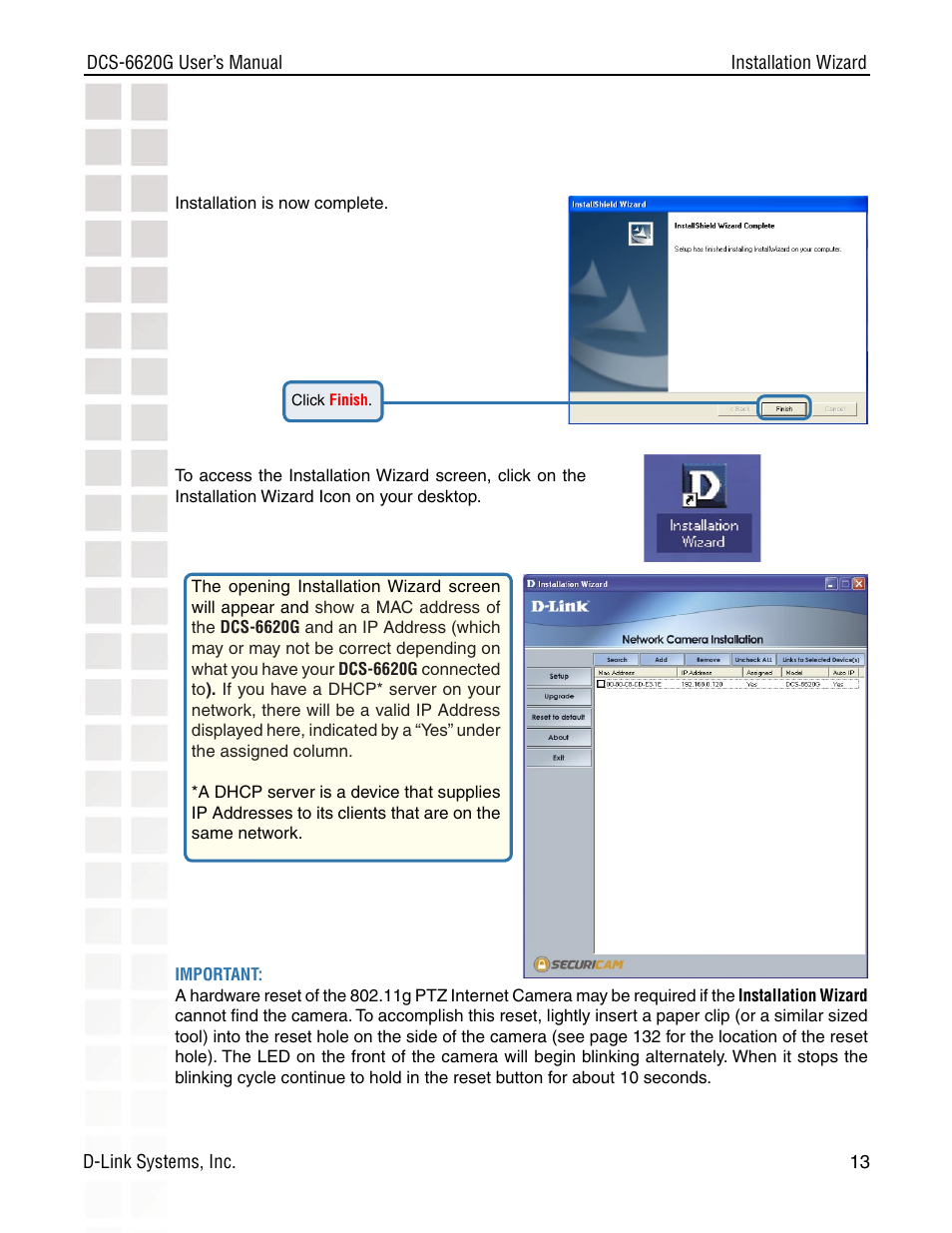 D-Link DCS-6620G User Manual | Page 13 / 145