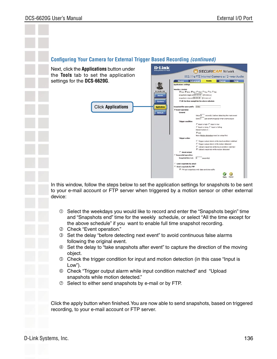 D-Link DCS-6620G User Manual | Page 136 / 145