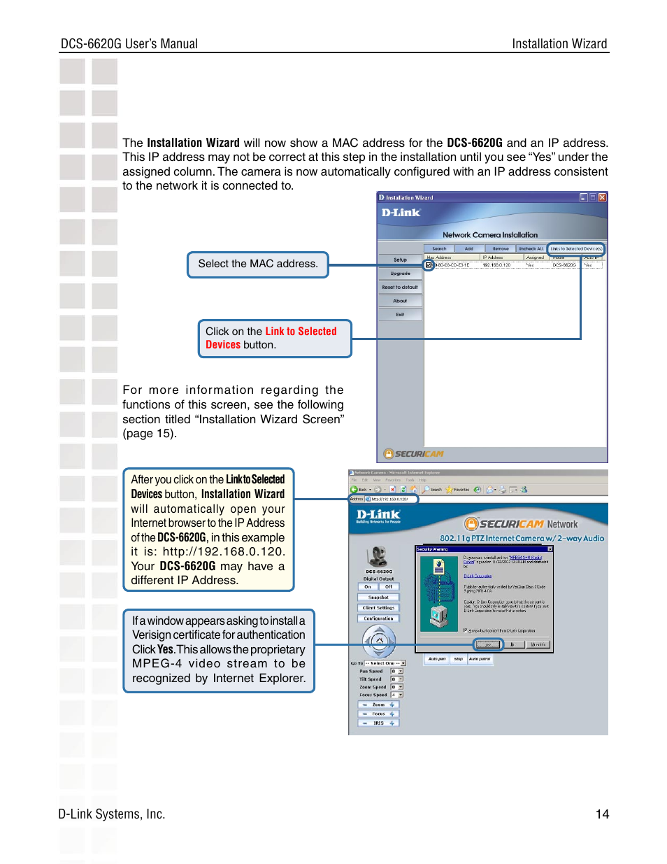 D-Link DCS-6620G User Manual | Page 14 / 145