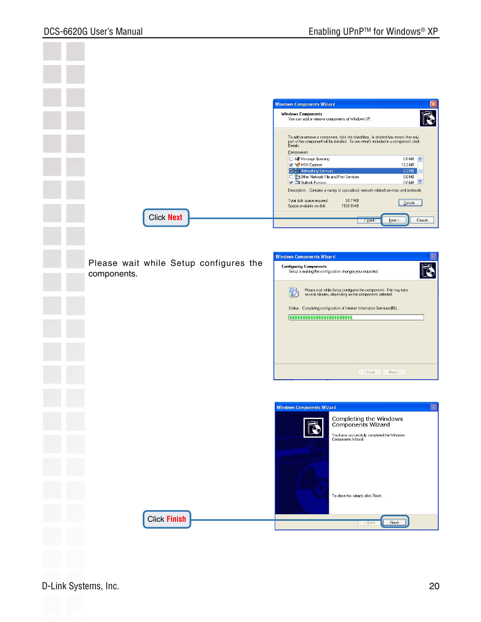 D-Link DCS-6620G User Manual | Page 20 / 145