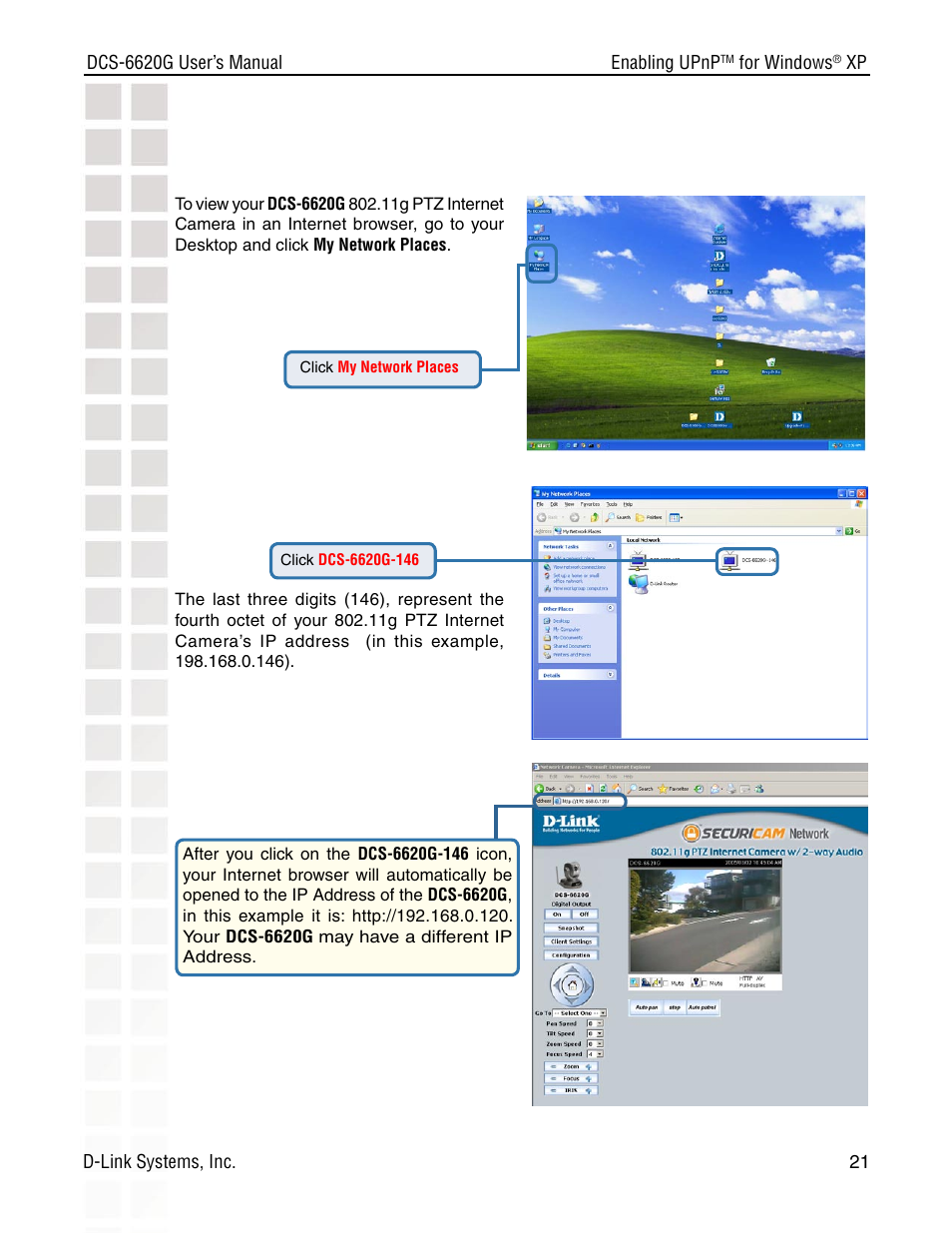 D-Link DCS-6620G User Manual | Page 21 / 145