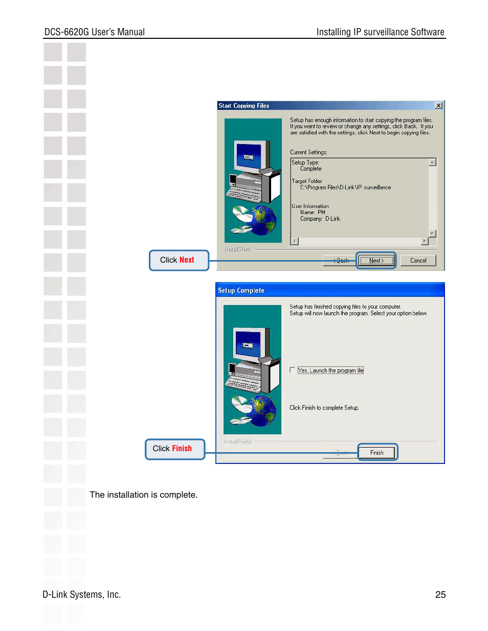 D-Link DCS-6620G User Manual | Page 25 / 145