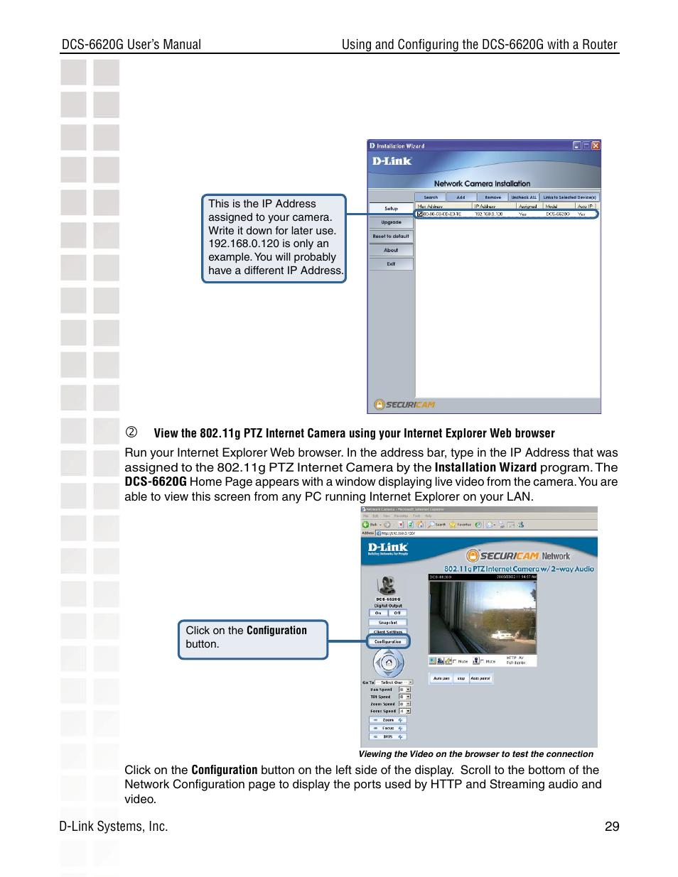 D-Link DCS-6620G User Manual | Page 29 / 145