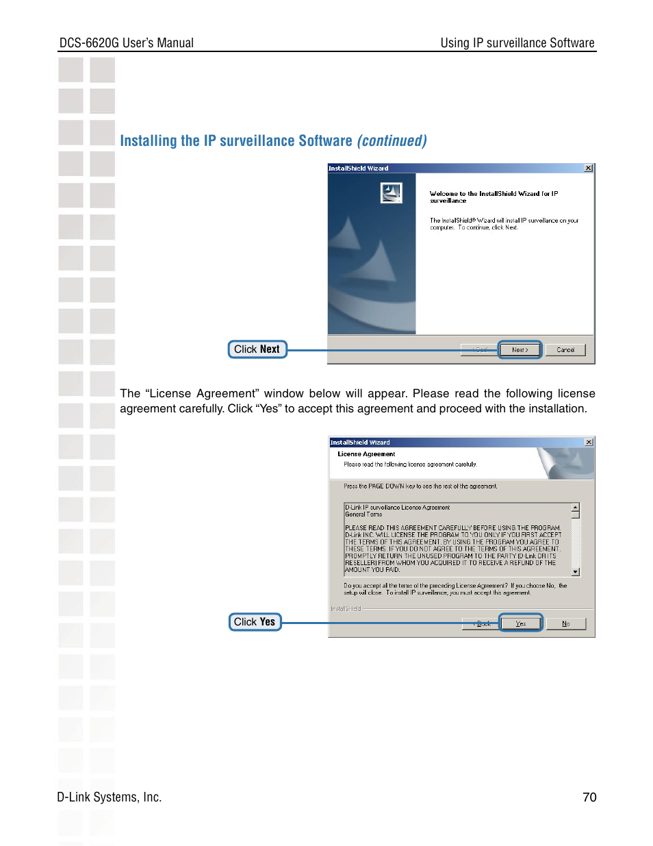 D-Link DCS-6620G User Manual | Page 70 / 145