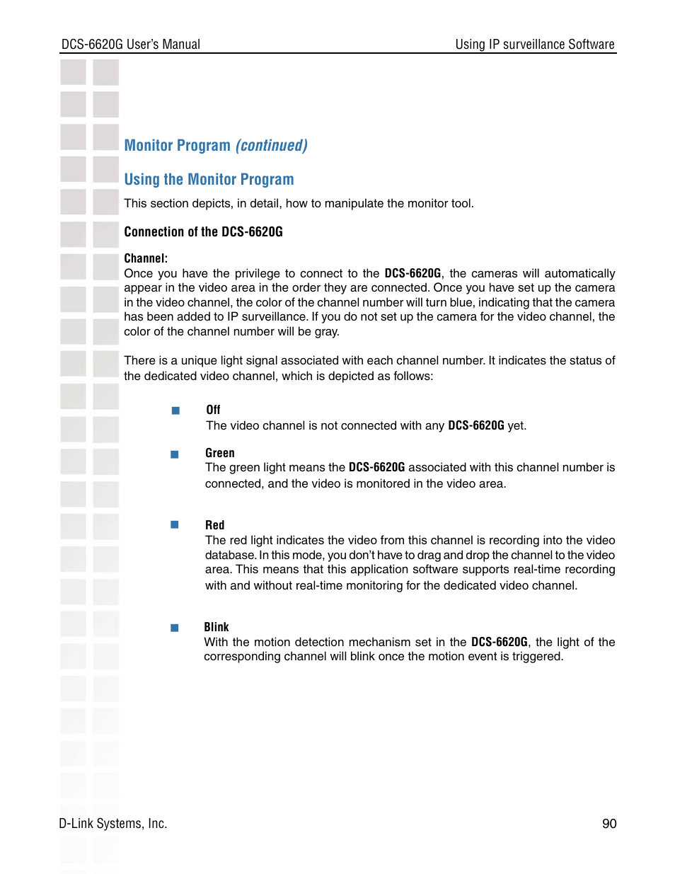 D-Link DCS-6620G User Manual | Page 90 / 145