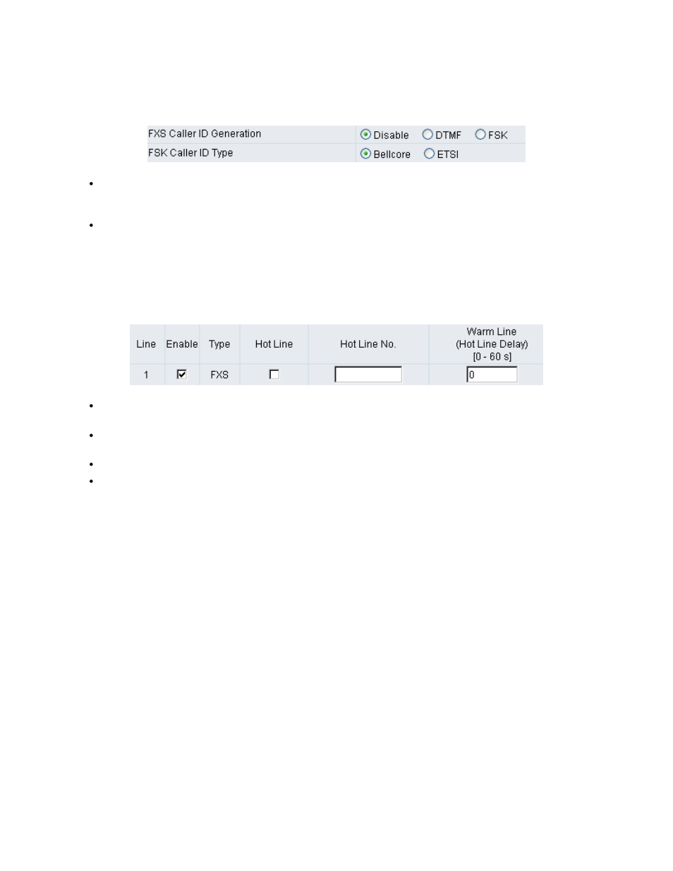 9 caller id, 10 hot line | D-Link VOIP TA DVG-5112S User Manual | Page 25 / 62