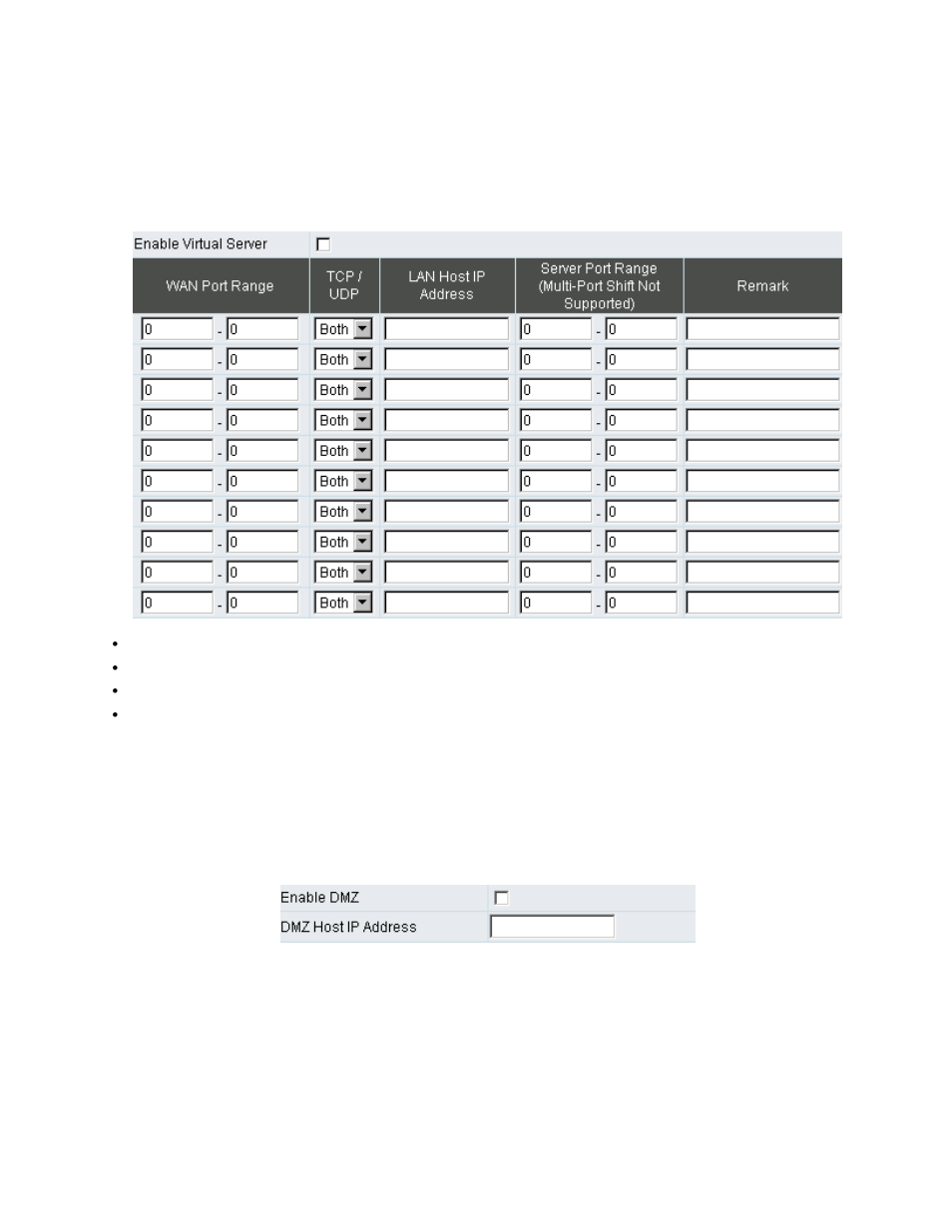 12 virtual server, 13 dmz | D-Link VOIP TA DVG-5112S User Manual | Page 27 / 62