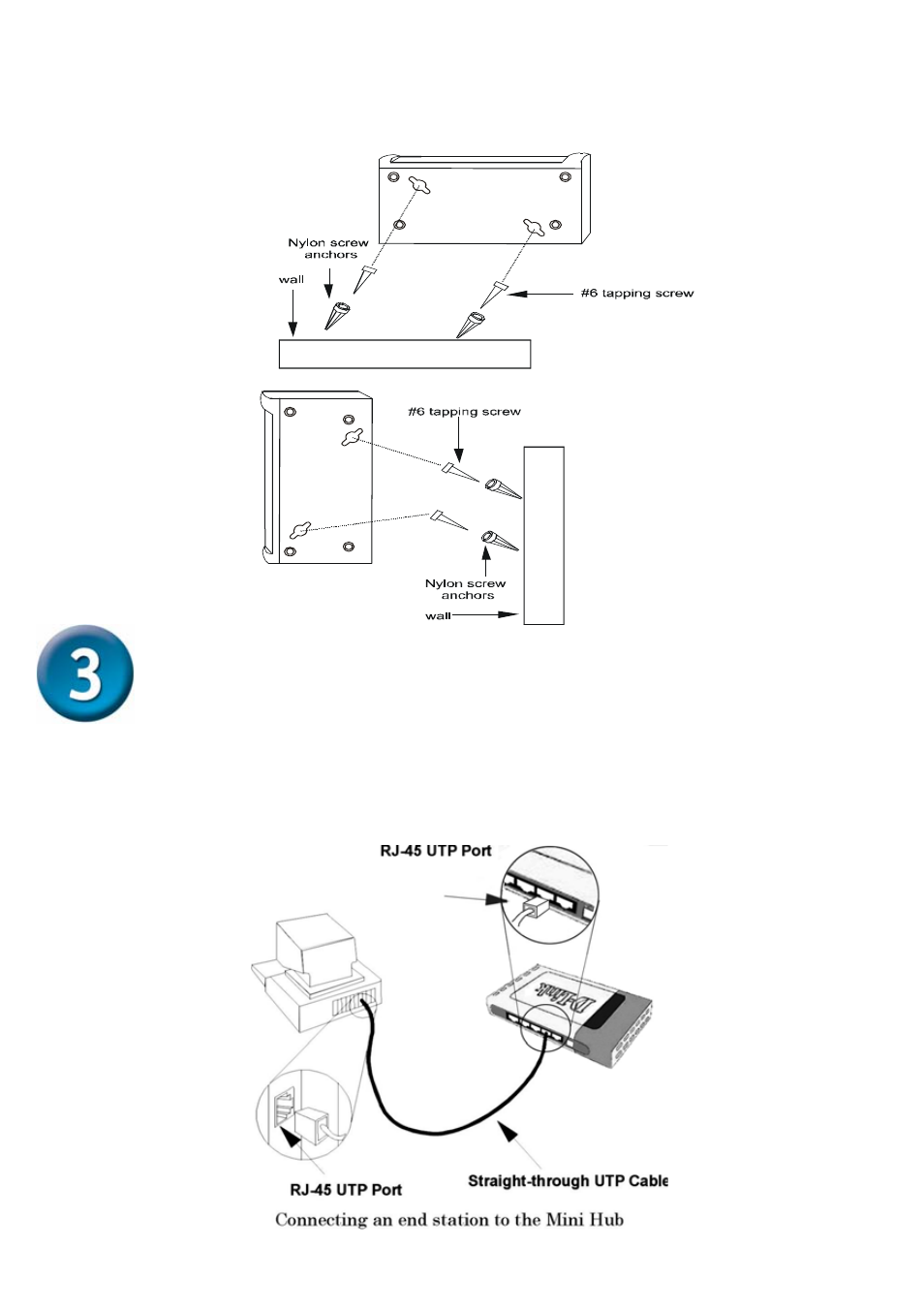 Pc to des-1005d | D-Link DES-1005D User Manual | Page 3 / 4