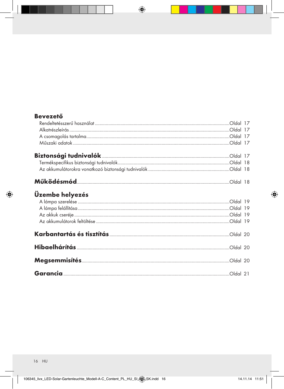 Livarno Z31094A/Z31094B/Z31854 User Manual | Page 16 / 45