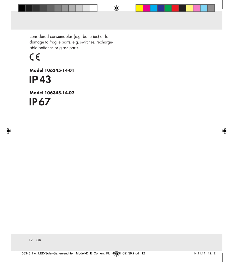 Livarno 106345-14-01/106345-14-02 User Manual | Page 12 / 60