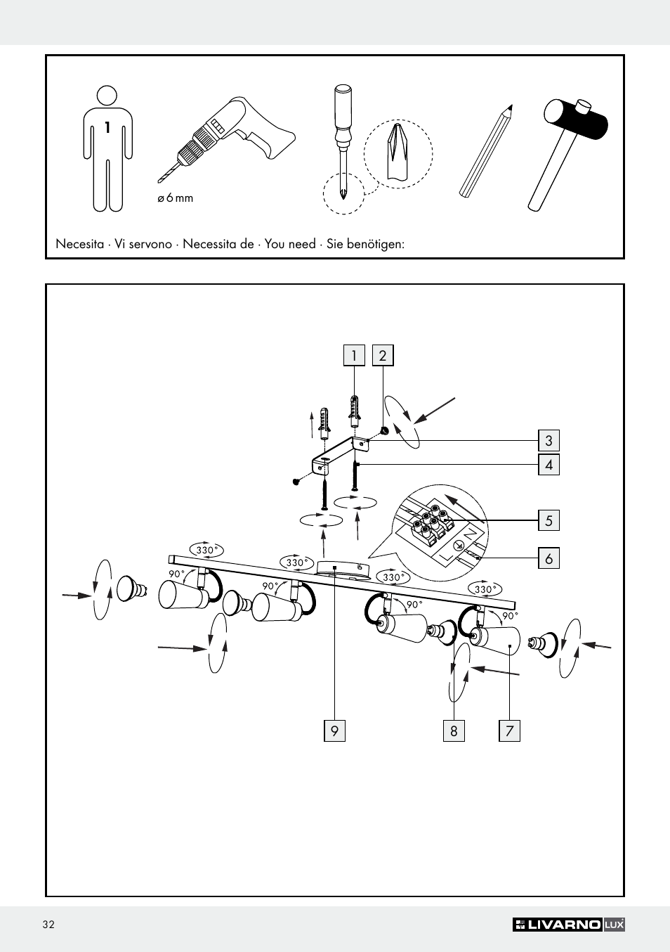 Livarno Z30759 User Manual | Page 32 / 33