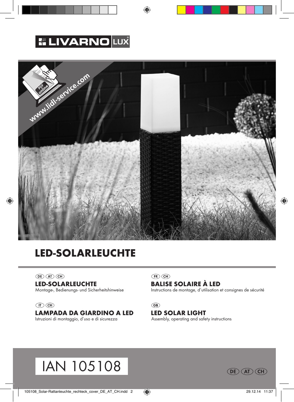 Livarno 10270A/ JL-T008 User Manual | 29 pages