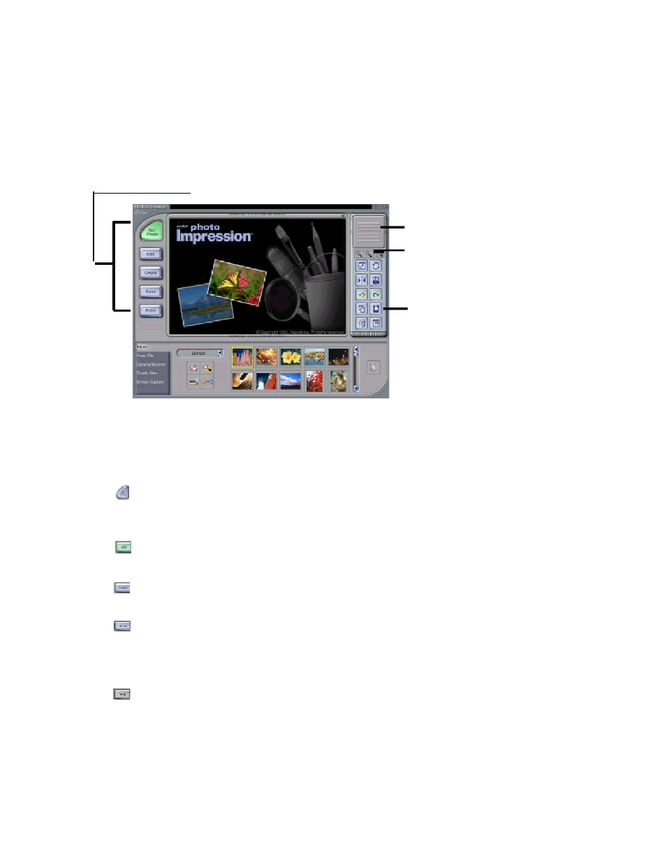 Getting started with photoimpression 3.0 | D-Link VisualStream 300K Pixel PC Camera User Manual | Page 19 / 30