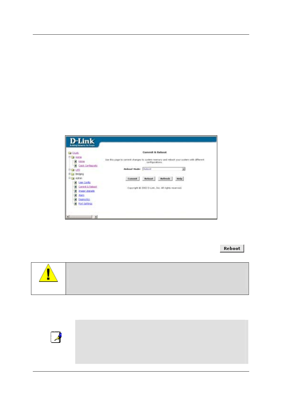 Commit & reboot | D-Link DSL-500G User Manual | Page 25 / 66