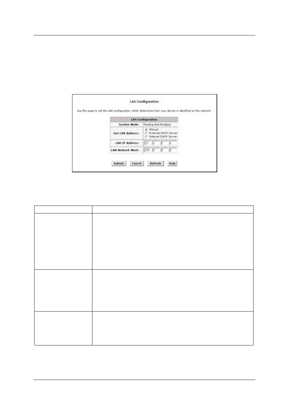 Change lan ip settings, Figure 8. lan configuration | D-Link DSL-500G User Manual | Page 29 / 66