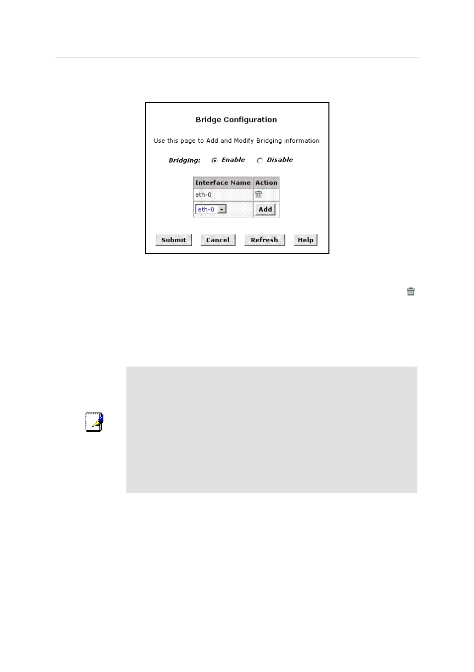 Figure 18. bridge configuration menu | D-Link DSL-500G User Manual | Page 40 / 66