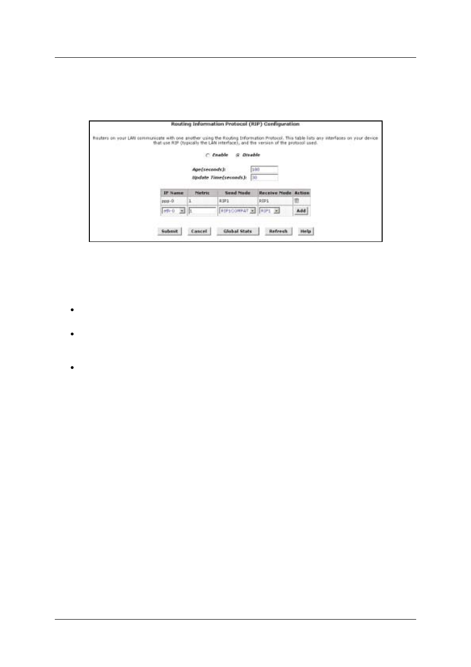 Figure 23. rip configuration | D-Link DSL-500G User Manual | Page 45 / 66