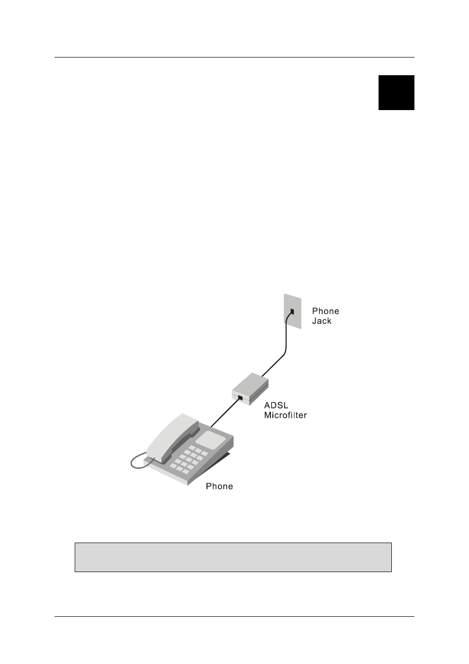 Low pass filters, In-line filters, Figure 35. in-line filter installation | D-Link DSL-500G User Manual | Page 61 / 66