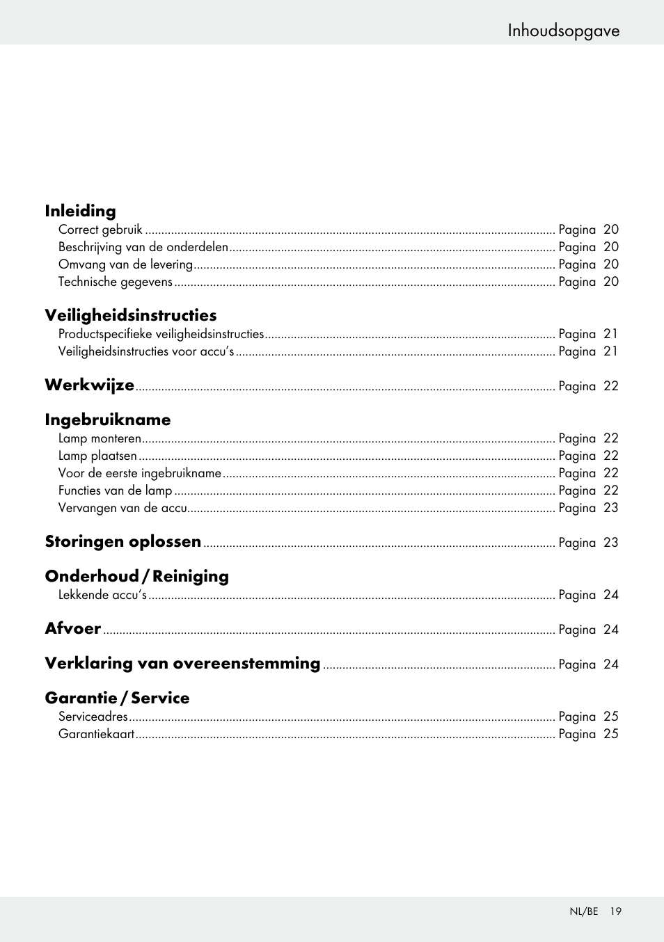 Livarno 54322 User Manual | Page 19 / 33