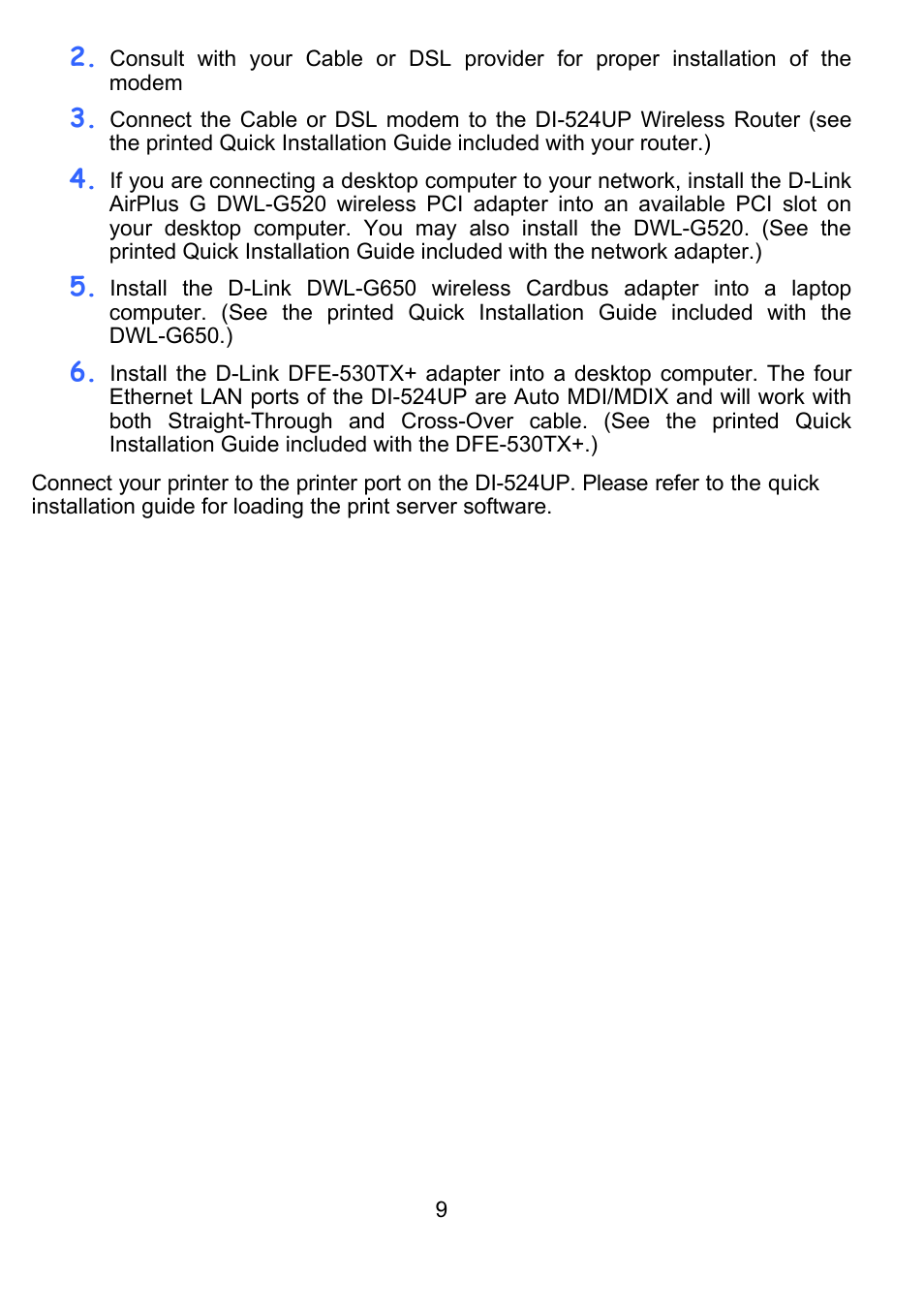 D-Link DI-524UP User Manual | Page 13 / 92