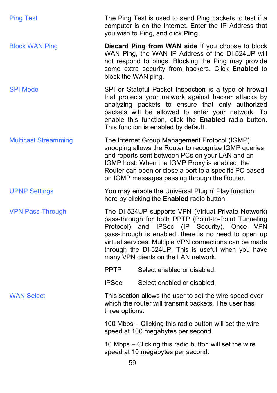 D-Link DI-524UP User Manual | Page 63 / 92