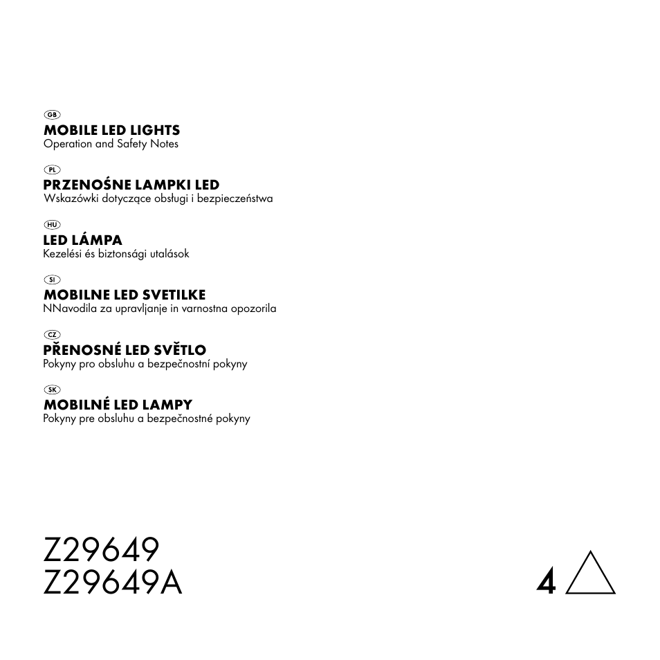 Livarno Z29649 Z29649A User Manual | 35 pages