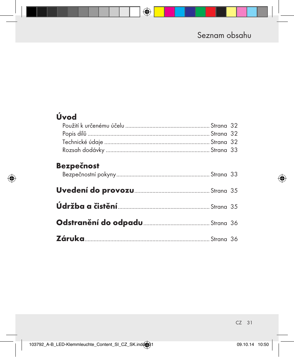 Livarno 103792-14-01-BS/103792-14-02-BS User Manual | Page 31 / 50