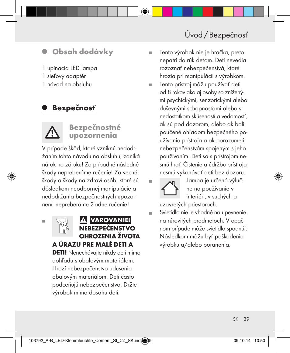 Livarno 103792-14-01-BS/103792-14-02-BS User Manual | Page 39 / 50