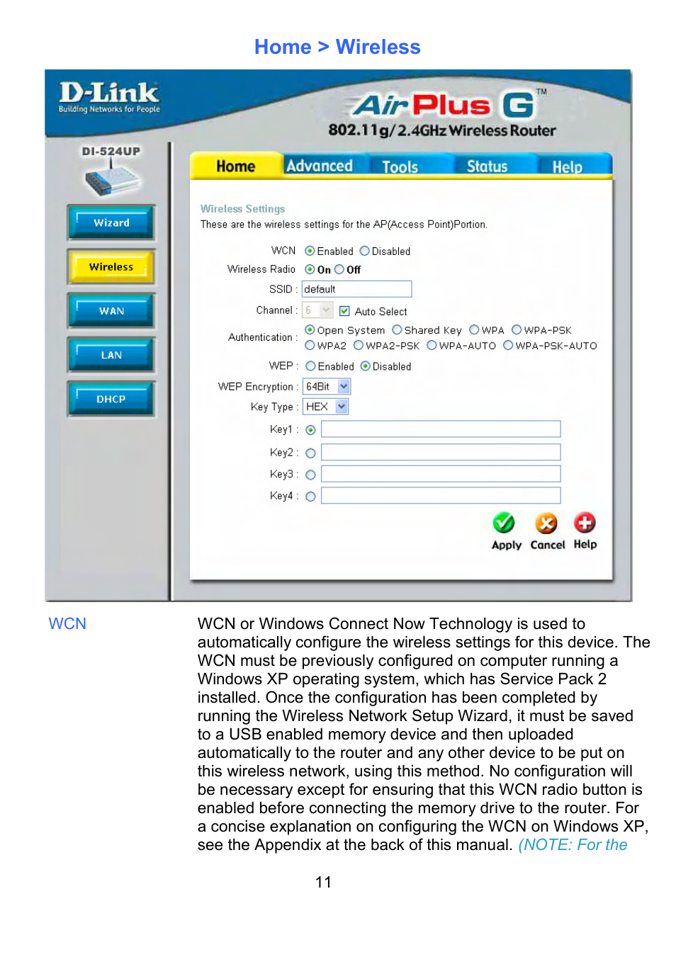 Home > wireless | D-Link DI-524UP User Manual | Page 16 / 91