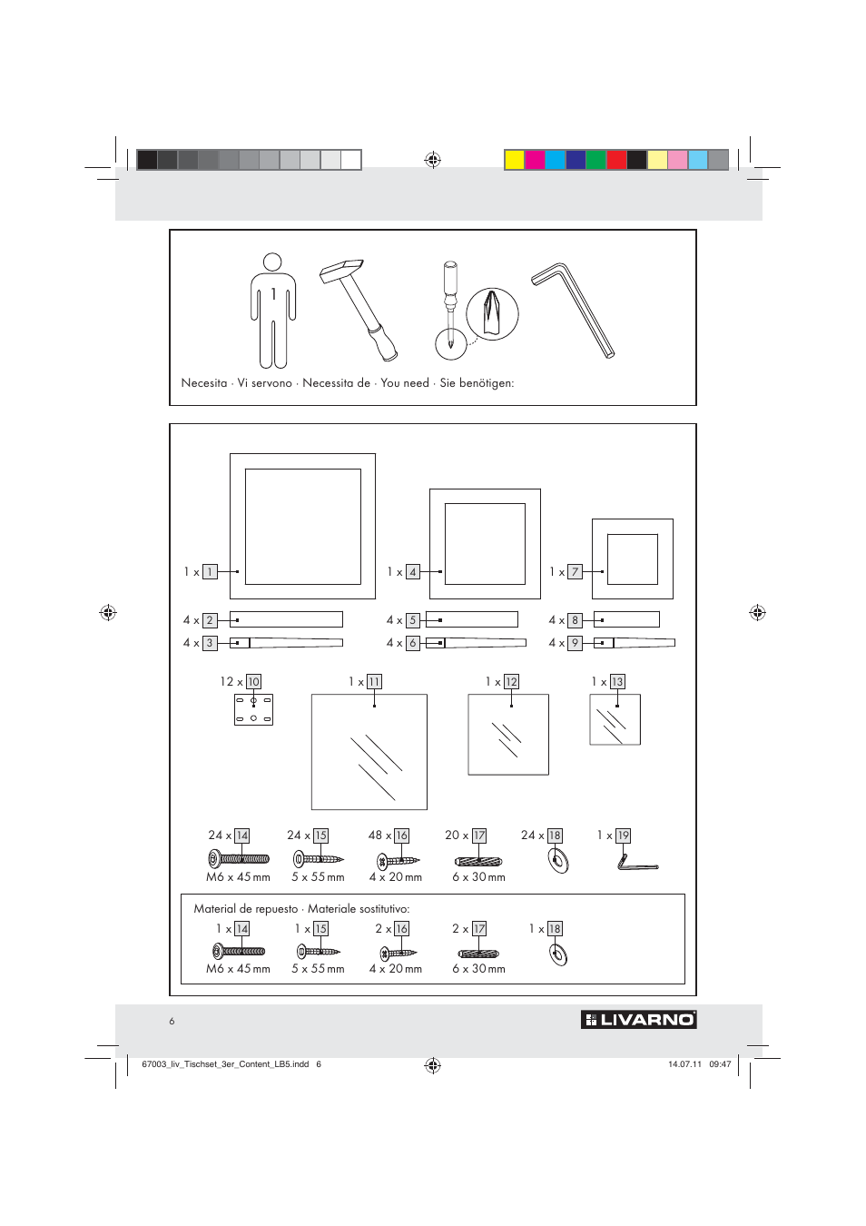 Livarno Z31017 User Manual | Page 4 / 10