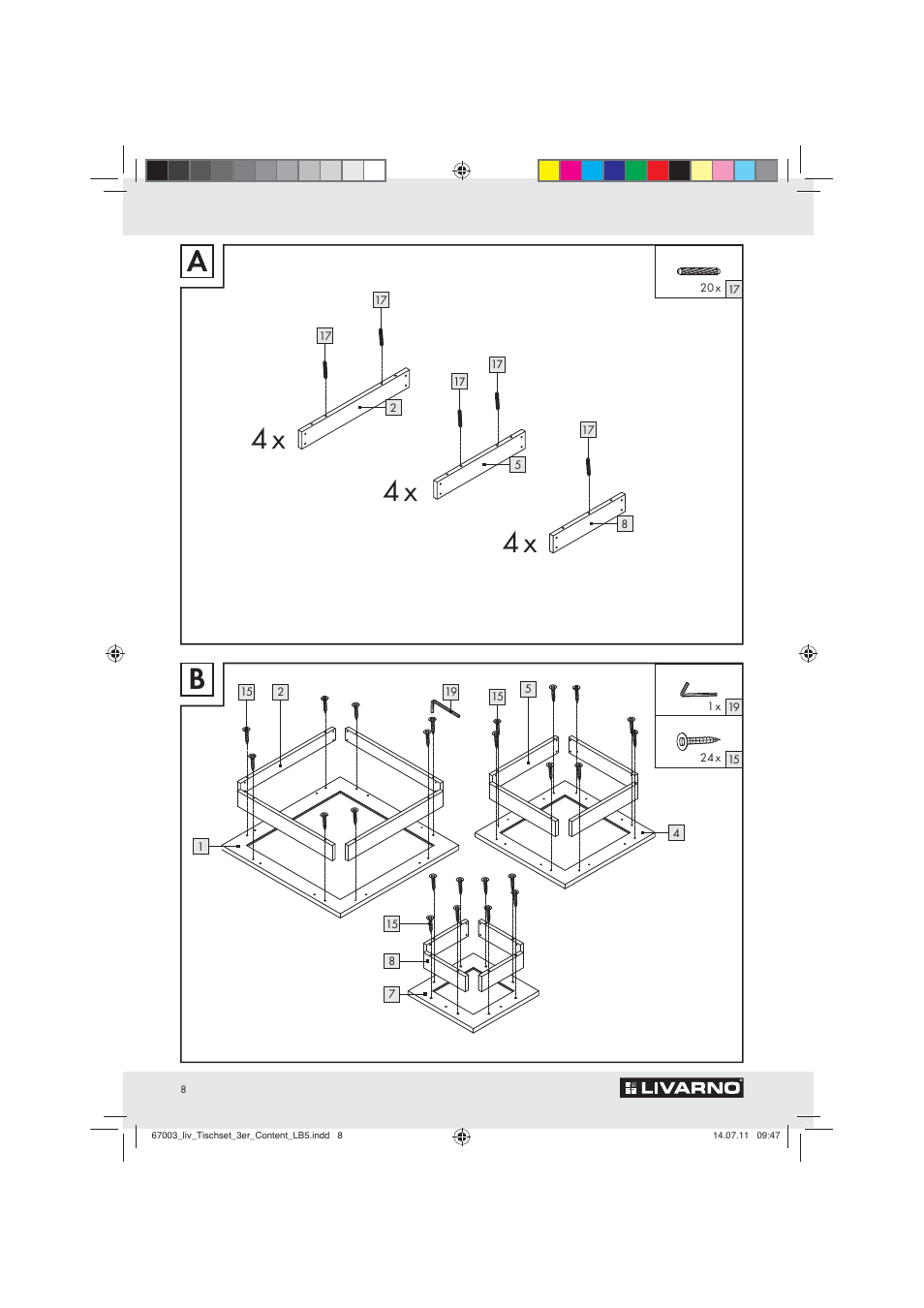 Livarno Z31017 User Manual | Page 6 / 10