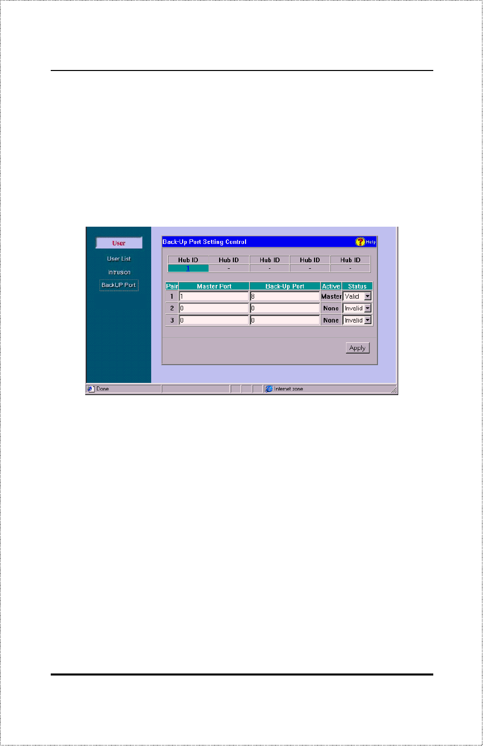 Rmon, Back-up port | D-Link DFE-2600 User Manual | Page 104 / 147