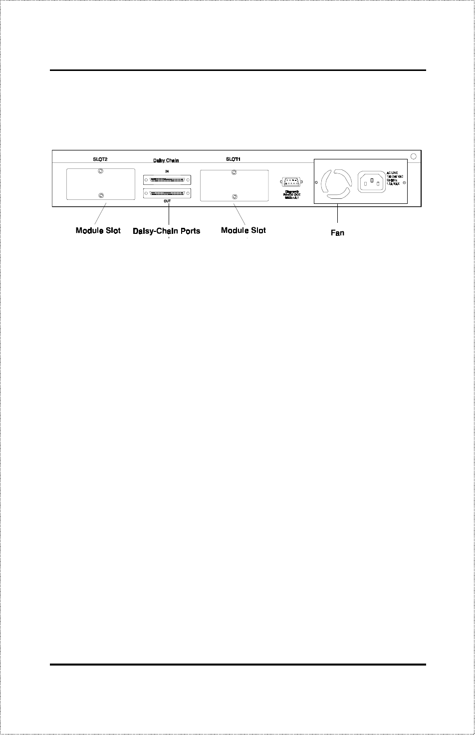 Rear panel | D-Link DFE-2600 User Manual | Page 21 / 147