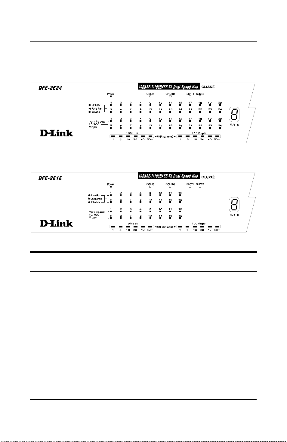 Hub state indicators | D-Link DFE-2600 User Manual | Page 28 / 147