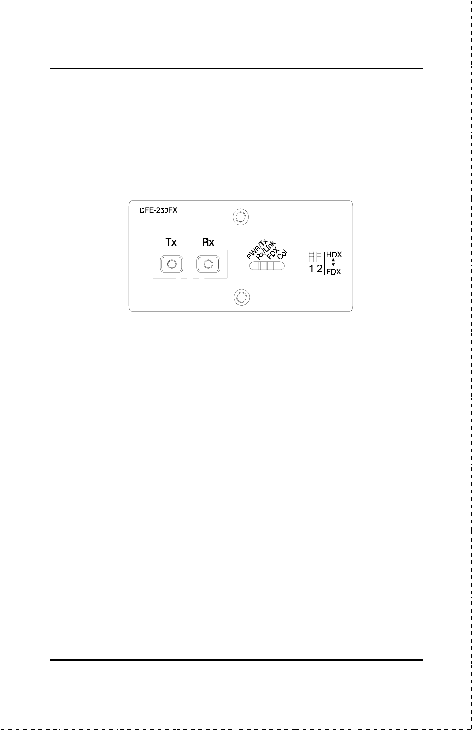 Fast ethernet module (dfe-260tx) | D-Link DFE-2600 User Manual | Page 44 / 147