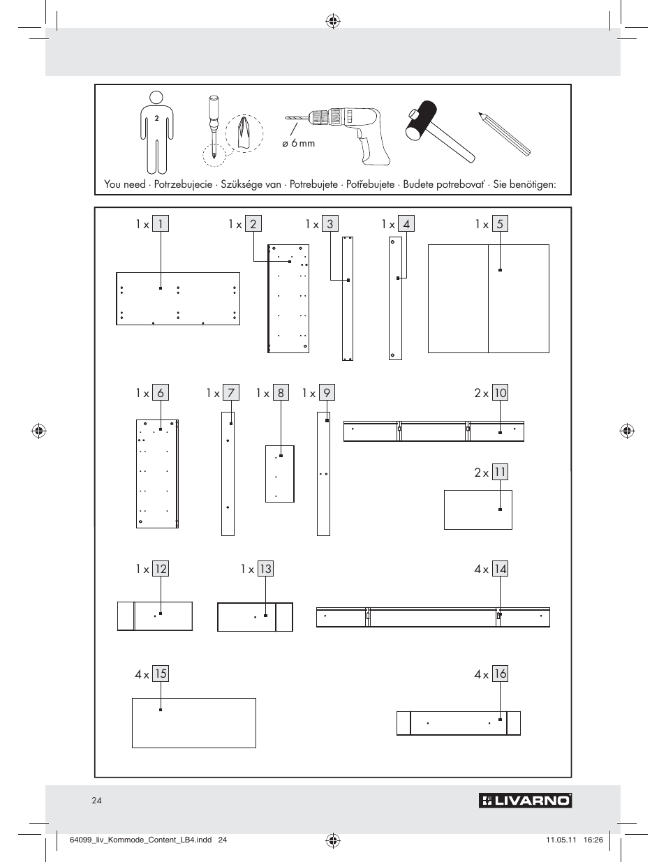 Livarno Z30845 User Manual | Page 22 / 30