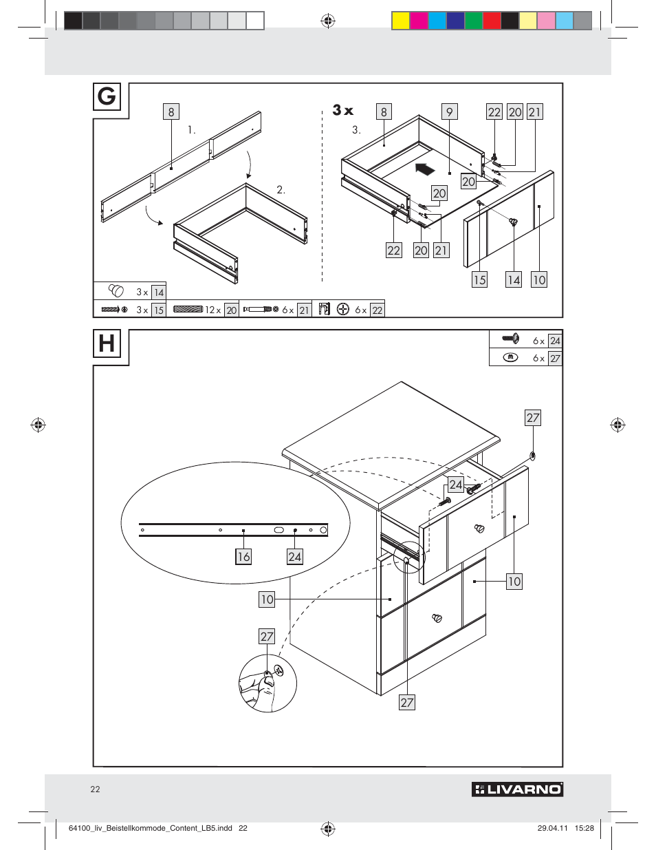 Livarno Z30846 User Manual | Page 20 / 21