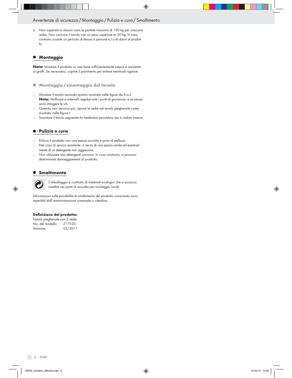 Livarno Z17520 User Manual | Page 4 / 16