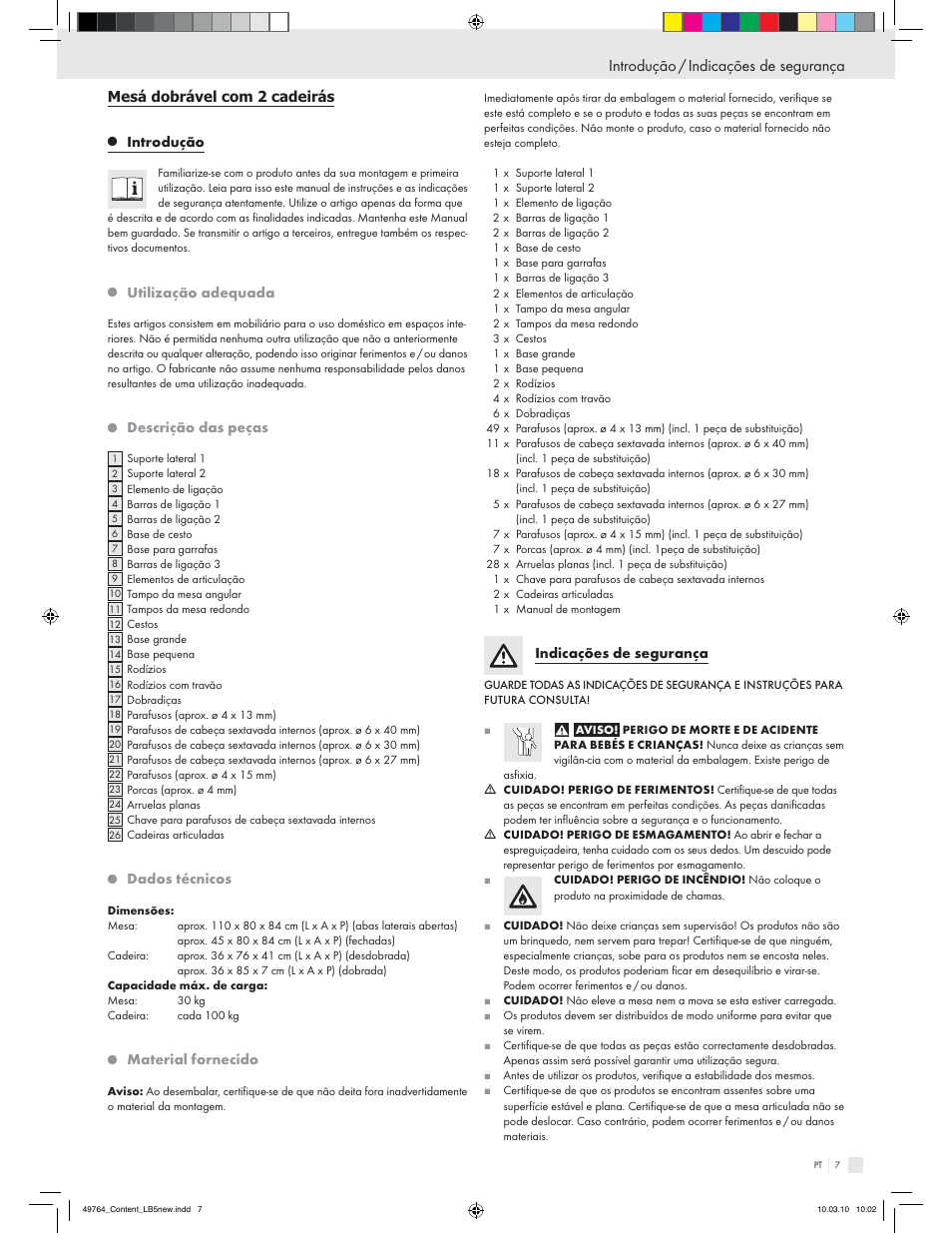 Introdução / indicações de segurança | Livarno Z17520 User Manual | Page 5 / 16