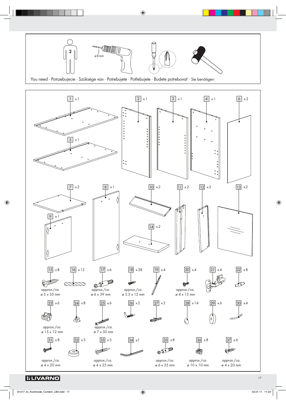 Livarno Z29549 User Manual | Page 15 / 20