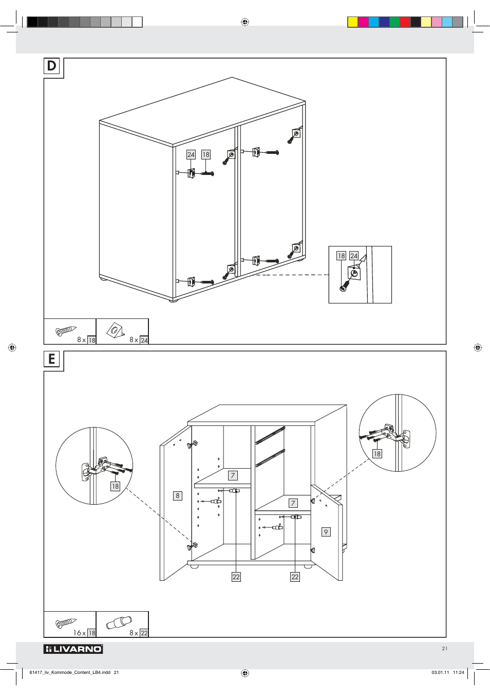 Livarno Z29549 User Manual | Page 19 / 20