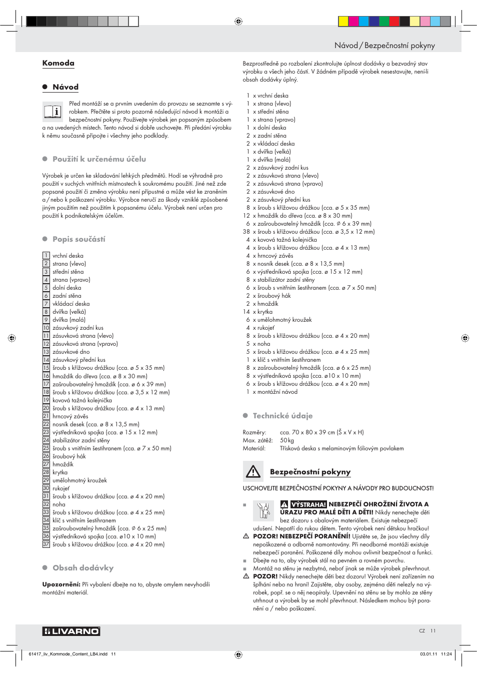 Livarno Z29549 User Manual | Page 9 / 20