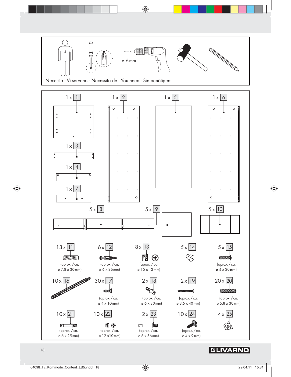 Livarno Z30844 User Manual | Page 16 / 22