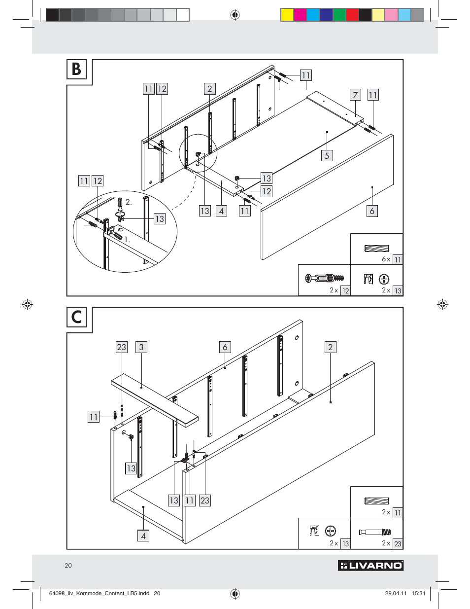 Livarno Z30844 User Manual | Page 18 / 22